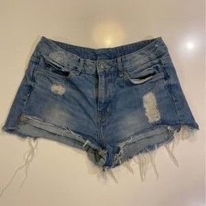Women’s Divide Distressed Jean Shorts Size 8